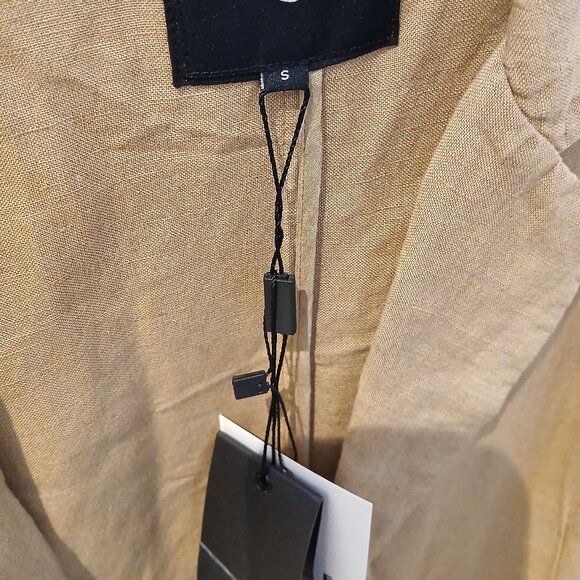 Rails Flynn Blazer Taupe Linen Blend - Picture 3 of 8